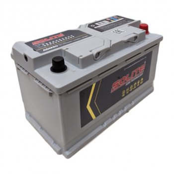 Аккумулятор SOLITE AGM 80Ач обратная полярность SOLITE 6ст80(0) agm80l