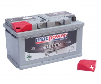 13 999 р. Аккумулятор MACPOWER 80Ач обратная полярность,низкий MACPOWER 6ст80(0) smf58827(58043)  с доставкой в г. Пермь. Увеличить фотографию 2