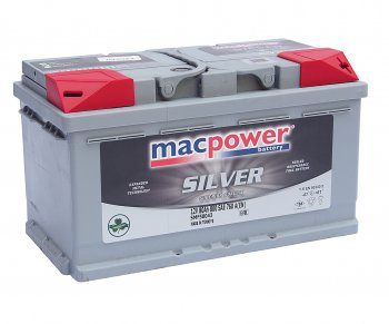 Аккумулятор MACPOWER 80Ач обратная полярность,низкий MACPOWER 6ст80(0) smf58827(58043)