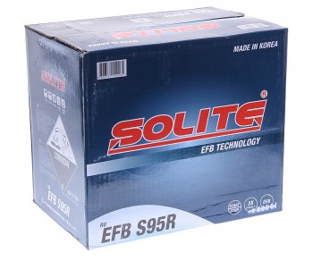 17 999 р. Аккумулятор SOLITE EFB Asia 80Ач SOLITE 6ст80(1) s95r  с доставкой в г. Пермь. Увеличить фотографию 3