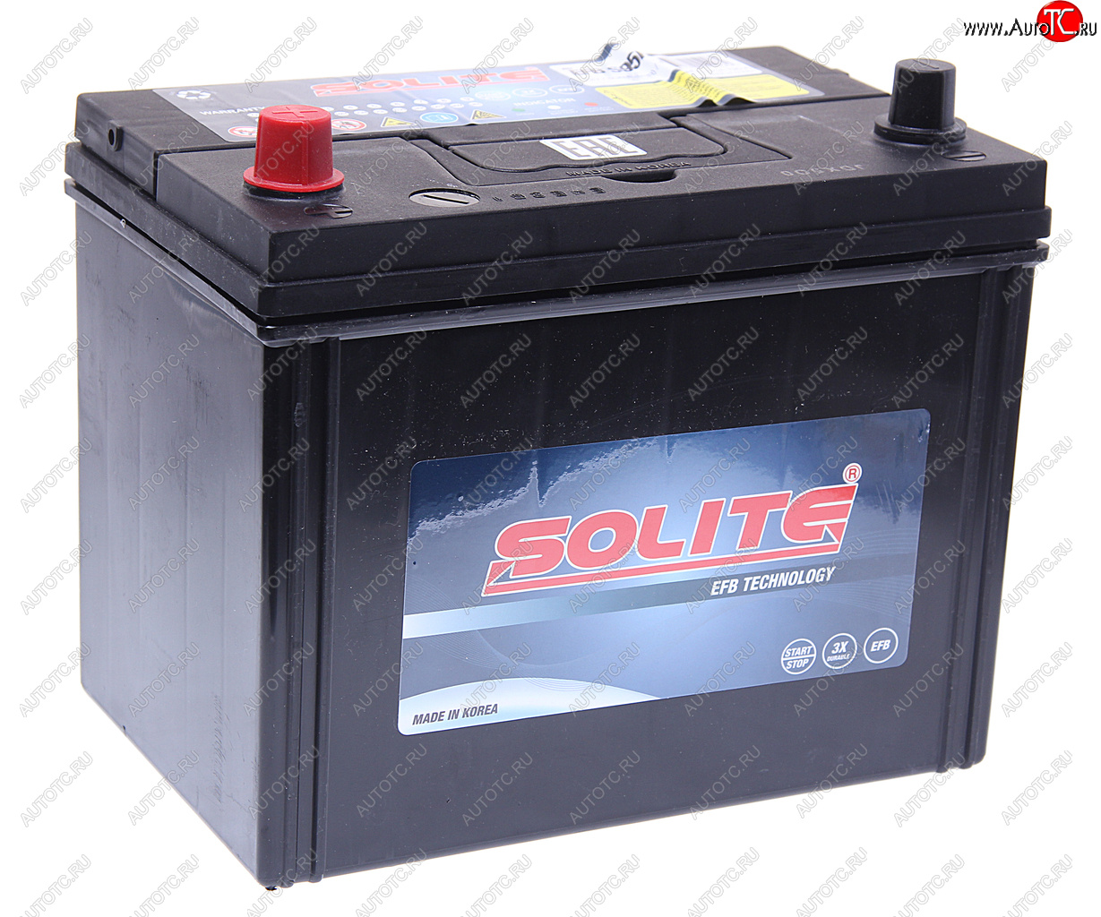 17 999 р. Аккумулятор SOLITE EFB Asia 80Ач SOLITE 6ст80(1) s95r  с доставкой в г. Пермь