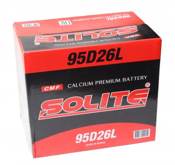 13 599 р. Аккумулятор SOLITE 85Ач обратная полярность SOLITE 6ст85(0) 95d26l  с доставкой в г. Пермь. Увеличить фотографию 3