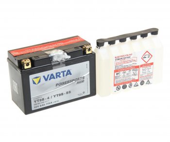 Аккумулятор VARTA MOTO AGM 8Ач VARTA 6ст8 509 902 008 (yt9b-4(bs))
