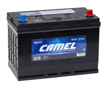 Аккумулятор CAMEL Asia 90Ач обратная полярность CAMEL 6ст90(0) 125d31l