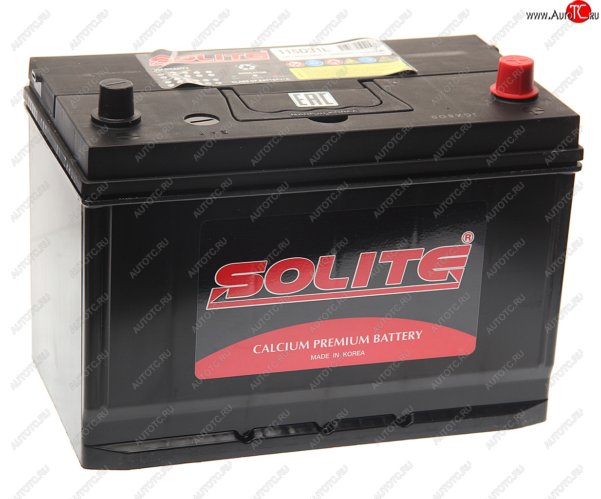 15 949 р. Аккумулятор SOLITE 95Ач обратная полярность SOLITE 6ст95(0) 115d31l  с доставкой в г. Пермь