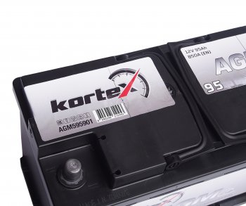 28 999 р. Аккумулятор KORTEX AGM 95Ач обратная полярность KORTEX 6ст95(0) agm595901  с доставкой в г. Пермь. Увеличить фотографию 2