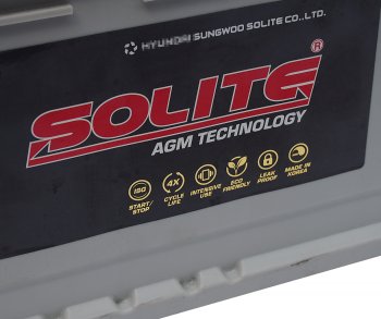 30 899 р. Аккумулятор SOLITE AGM 95Ач обратная полярность SOLITE 6ст95(0) agm95l  с доставкой в г. Пермь. Увеличить фотографию 2