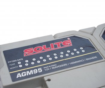 30 899 р. Аккумулятор SOLITE AGM 95Ач обратная полярность SOLITE 6ст95(0) agm95l  с доставкой в г. Пермь. Увеличить фотографию 4