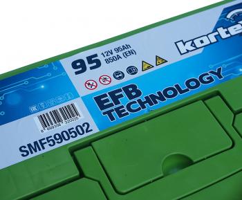 18 599 р. Аккумулятор KORTEX EFB ASIA 95Ач KORTEX 6ст95(1) smf590502 (d31)  с доставкой в г. Пермь. Увеличить фотографию 3