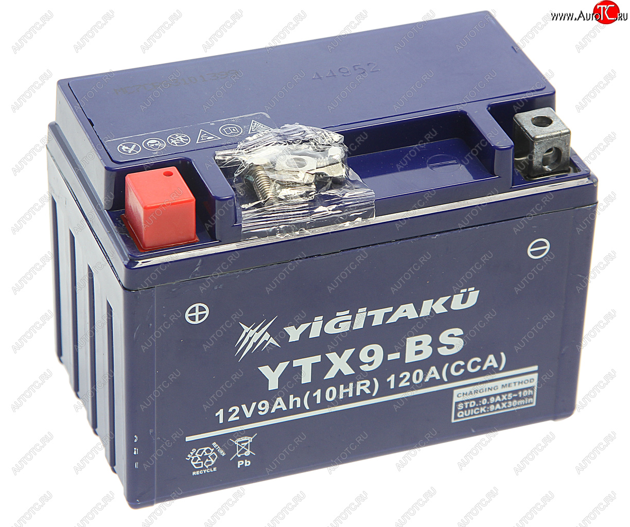 3 599 р. Аккумулятор YIGITAKU MOTO GEL 9А/ч MACPOWER 6ст9 ytx9-bs(mf) MACPOWER 6ст9 ytx9-bs(mf)  с доставкой в г. Пермь