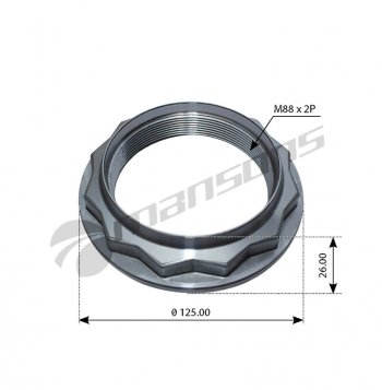Гайка IVECO ступицы MANSONS MANSONS 700.638