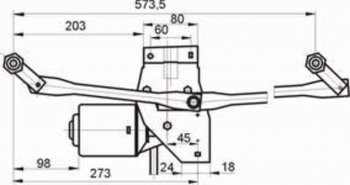 6 799 р. Стеклоочиститель ГАЗ-4301,МАЗ,БЕЛАЗ в сборе КЗАЭ КЗАЭ 711.5205100  с доставкой в г. Пермь. Увеличить фотографию 3