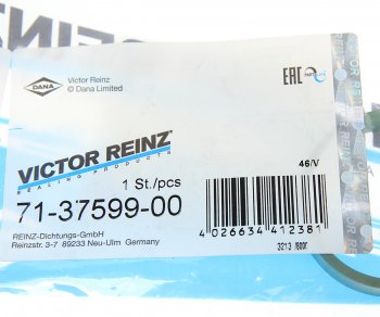 339 р. Прокладка впускного коллектора VICTOR REINZ Audi A6 C6 дорестайлинг, седан (2004-2008)  с доставкой в г. Пермь. Увеличить фотографию 2