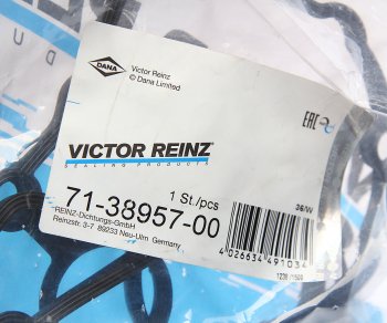1 449 р. Прокладка крышки клапанной AUDI A4 (08-15),A6 (06-) левой VICTOR REINZ VICTOR REINZ 71-38957-00  с доставкой в г. Пермь. Увеличить фотографию 3