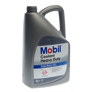 4 399 р. Антифриз желтый 5л COOLANT HEAVY DUTY MOBIL MOBIL 720943  с доставкой в г. Пермь. Увеличить фотографию 1