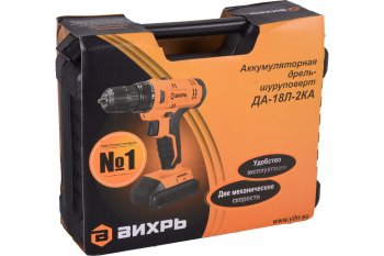 5 199 р. Дрель-шуруповерт аккумуляторный 18.0В 1.5Ач (2АКБ Li-Ion,кейс) ВИХРЬ ВИХРЬ 721425  с доставкой в г. Пермь. Увеличить фотографию 15