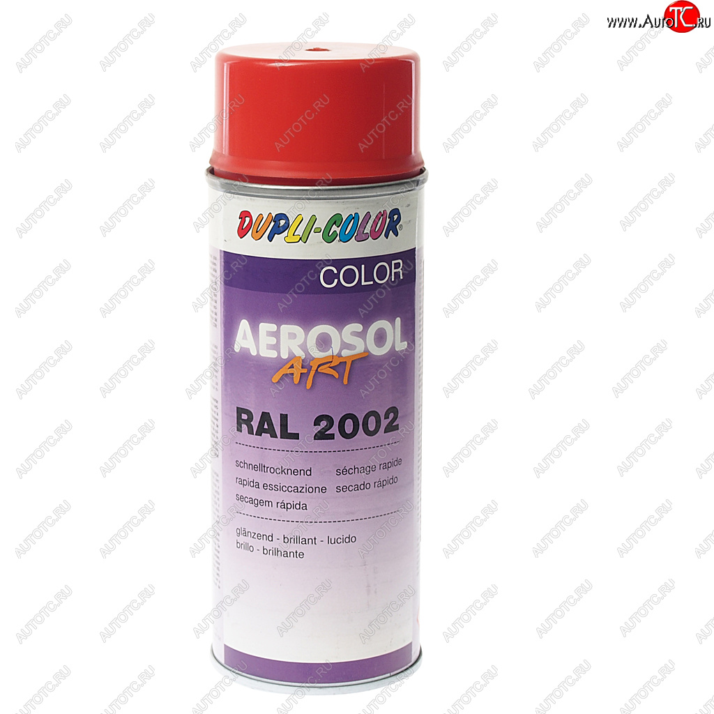 253 р. Краска оранжевая 400мл RAL2002 DUPLI COLOR DUPLI COLOR 732935  с доставкой в г. Пермь