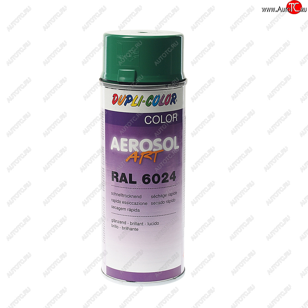 267 р. Краска зеленый трафик 400мл RAL6024 DUPLI COLOR DUPLI COLOR 733062  с доставкой в г. Пермь
