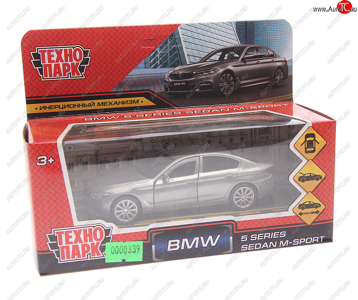 899 р. Модель автомобиля BMW 5 металлическая ТЕХНОПАРК ТЕХНОПАРК 736948  с доставкой в г. Пермь