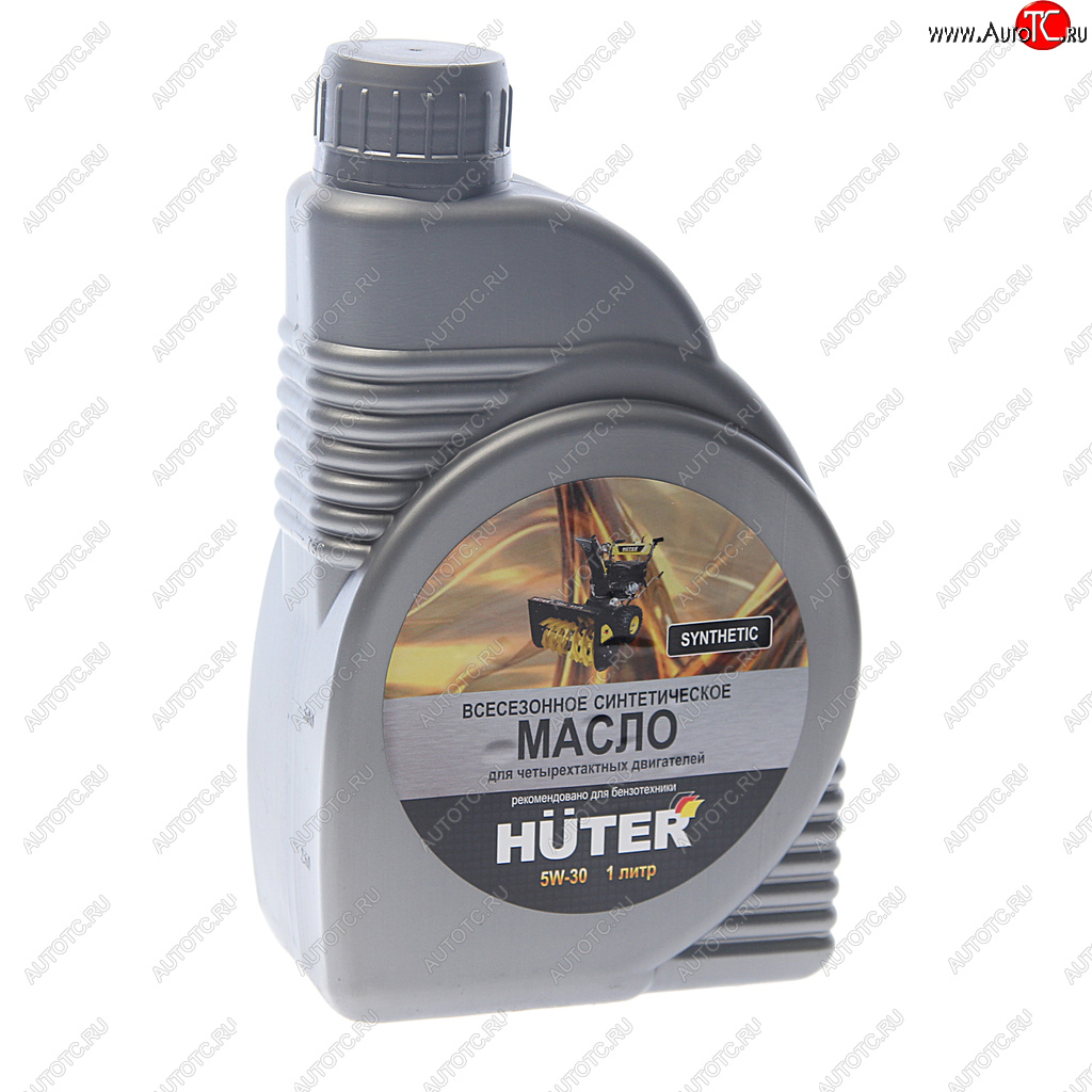 649 р. Масло моторное для 4-х тактных двигателей 4T 5W30 синт.1л HUTER HUTER 73812  с доставкой в г. Пермь
