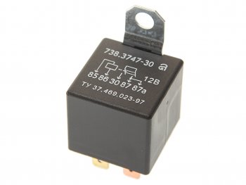 329 р. Реле электромагнитное 12V 5-ти контактное 6520А замык. с кронштейном АВАР АВАР 738.3747-30  с доставкой в г. Пермь. Увеличить фотографию 1