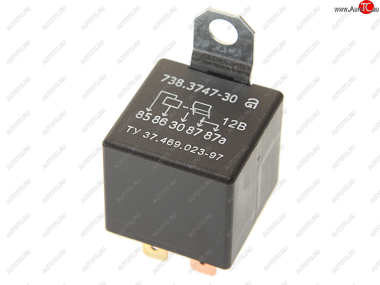 329 р. Реле электромагнитное 12V 5-ти контактное 6520А замык. с кронштейном АВАР АВАР 738.3747-30  с доставкой в г. Пермь