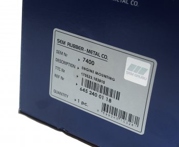 4 949 р. Опора КПП MERCEDES задняя SE-M SE-M 7400 SE-M 7400  с доставкой в г. Пермь. Увеличить фотографию 4