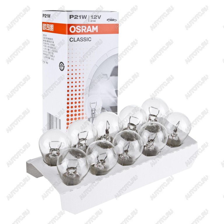 49 р. Лампа 12V P21W BA15s OSRAM OSRAM 7506clc  с доставкой в г. Пермь