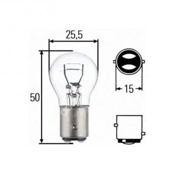 62 р. Лампа 12V P215W BAY15d OSRAM OSRAM 7528  с доставкой в г. Пермь. Увеличить фотографию 2