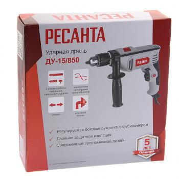 3 799 р. Дрель ударная 850Вт РЕСАНТА РЕСАНТА 7583  с доставкой в г. Пермь. Увеличить фотографию 4