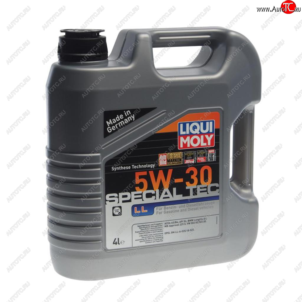 6 999 р. Масло моторное SPECIAL TEC LL 5W30 синт.4л LIQUI MOLY LIQUI MOLY 7654  с доставкой в г. Пермь