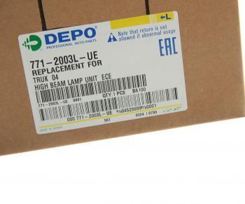 2 699 р. Фара SCANIA 4,P,G,R,T series дальнего света левая внутреняя DEPO DEPO 7712003lue  с доставкой в г. Пермь. Увеличить фотографию 5