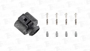 359 р. Разъем VW AUDI SEAT SKODA электрический (4-х контактный) TE PARTS TE PARTS 7740423  с доставкой в г. Пермь. Увеличить фотографию 1