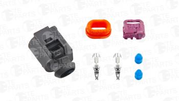 349 р. Разъем VW AUDI SEAT SKODA электрический (2-х контактный) TE PARTS TE PARTS 7746718  с доставкой в г. Пермь. Увеличить фотографию 1