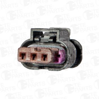 619 р. Разъем VW AUDI SEAT SKODA электрический (3-х контактный) TE PARTS TE PARTS 7747066  с доставкой в г. Пермь. Увеличить фотографию 3