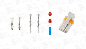 1 099 р. Разъем VOLVO MAN электрический (2-х контактный) TE PARTS TE PARTS 7790145  с доставкой в г. Пермь. Увеличить фотографию 1