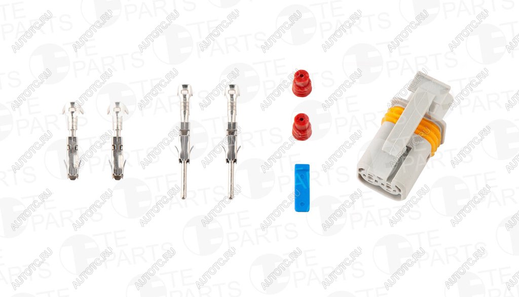 1 099 р. Разъем VOLVO MAN электрический (2-х контактный) TE PARTS TE PARTS 7790145  с доставкой в г. Пермь