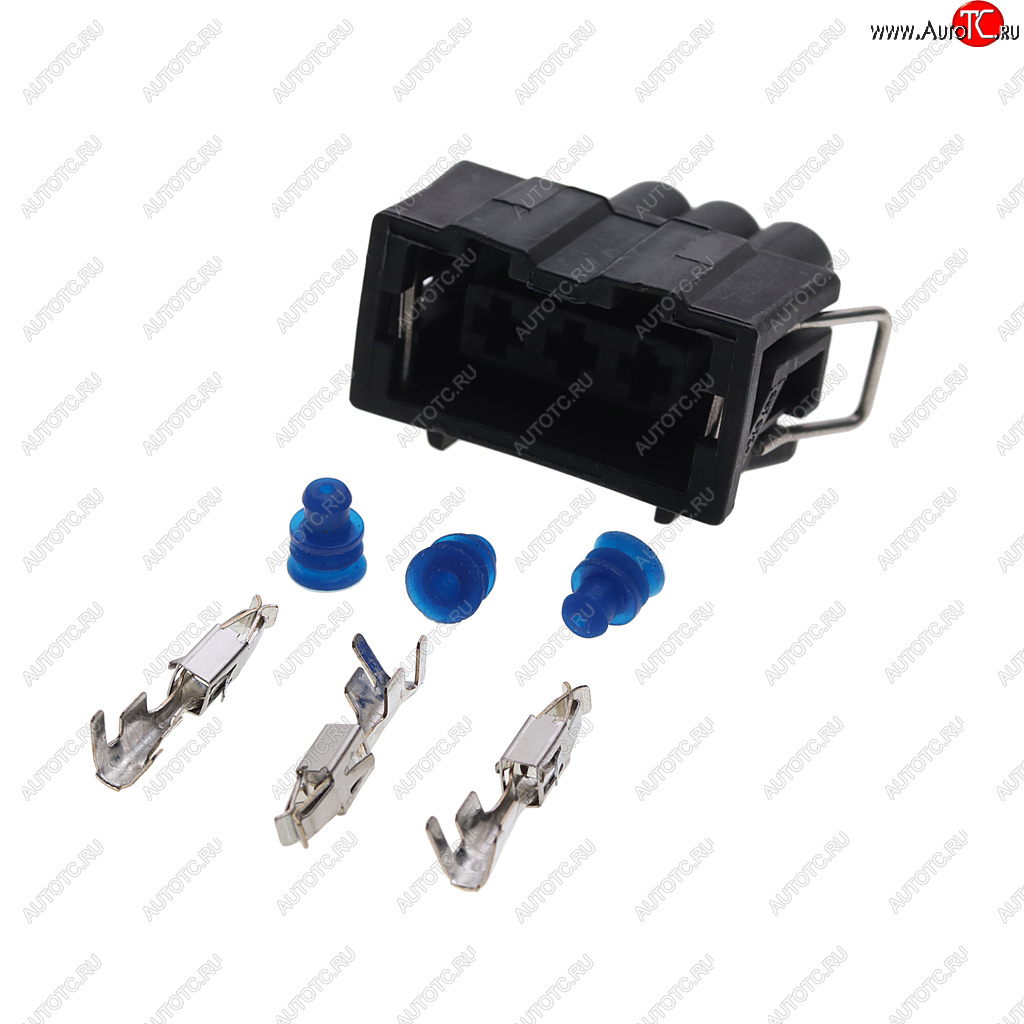699 р. Разъем VW AUDI SEAT SKODA электрический (3-х контактный) TE PARTS TE PARTS 7810113 TE PARTS 7810113  с доставкой в г. Пермь