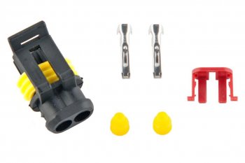 217 р. Разъем IVECO RENAULT VOLVO SCANIA электрический (2-х контактный) (замена 7810129) TE PARTS TE PARTS 7810133   с доставкой в г. Пермь. Увеличить фотографию 1