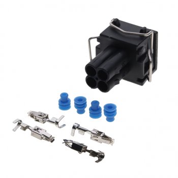 589 р. Разъем VW AUDI SEAT SKODA электрический (4-х контактный) TE PARTS TE PARTS 7810140  с доставкой в г. Пермь. Увеличить фотографию 2