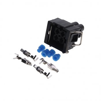 589 р. Разъем VW AUDI SEAT SKODA электрический (4-х контактный) TE PARTS TE PARTS 7810140  с доставкой в г. Пермь. Увеличить фотографию 1