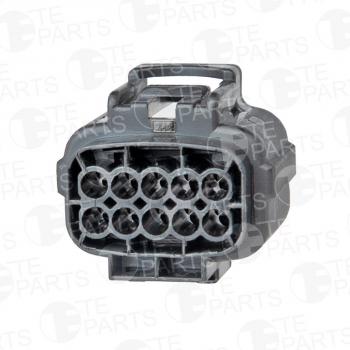 1 049 р. Разъем SCANIA электрический (10-ти контактный) TE PARTS TE PARTS 7810746  с доставкой в г. Пермь. Увеличить фотографию 2