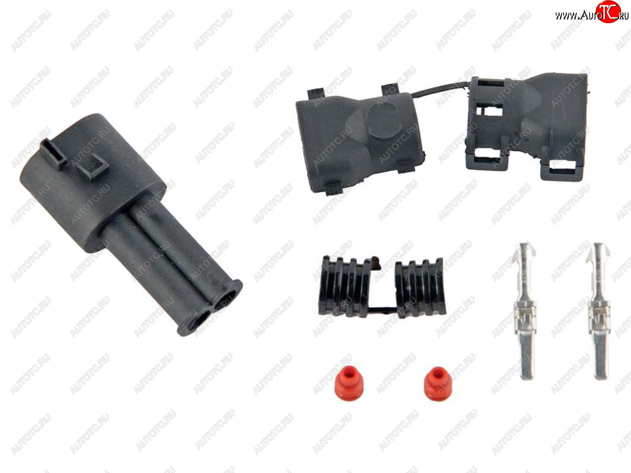 399 р. Разъем MAN VW DAF электрический (2х контактный) TE PARTS TE PARTS 7811439  с доставкой в г. Пермь