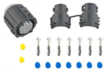 969 р. Разъем DAF фонаря заднего байонет (вилка,7 контактов) прямой TE PARTS TE PARTS 7811648  с доставкой в г. Пермь. Увеличить фотографию 3