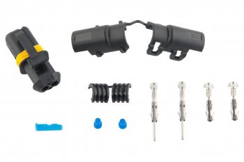 399 р. Разъем DAF электрический (2х контактный) TE PARTS TE PARTS 7811688  с доставкой в г. Пермь. Увеличить фотографию 3