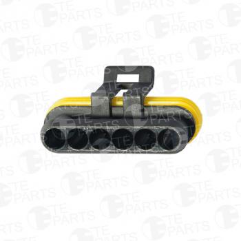 299 р. Разъем IVECO электрический (6-ти контактный) (ответная часть 7813062) TE PARTS TE PARTS 7813067  с доставкой в г. Пермь. Увеличить фотографию 2