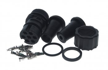 1 359 р. Разъем DAF электрический (7-ми контактный) TE PARTS TE PARTS 7880001  с доставкой в г. Пермь. Увеличить фотографию 1