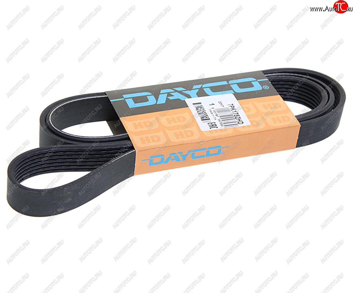 1 699 р. Ремень приводной поликлиновой 7PK1752HD DAYCO DAYCO 7pk1752hd  с доставкой в г. Пермь