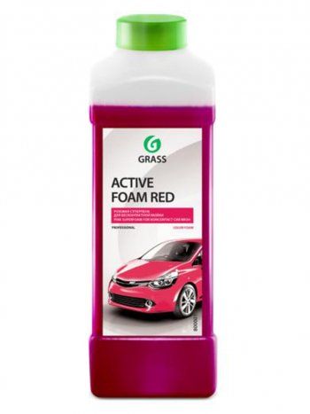 Шампунь для бесконтактной мойки 1л Active Foam Red GRASS GRASS 800001