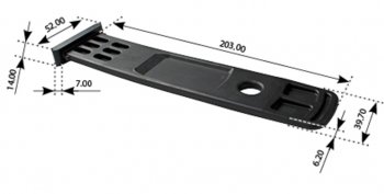Держатель брызговика MAN TGA MANSONS MANSONS 800.070